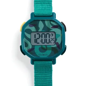 Ticlock Green Snakes Digital Watch