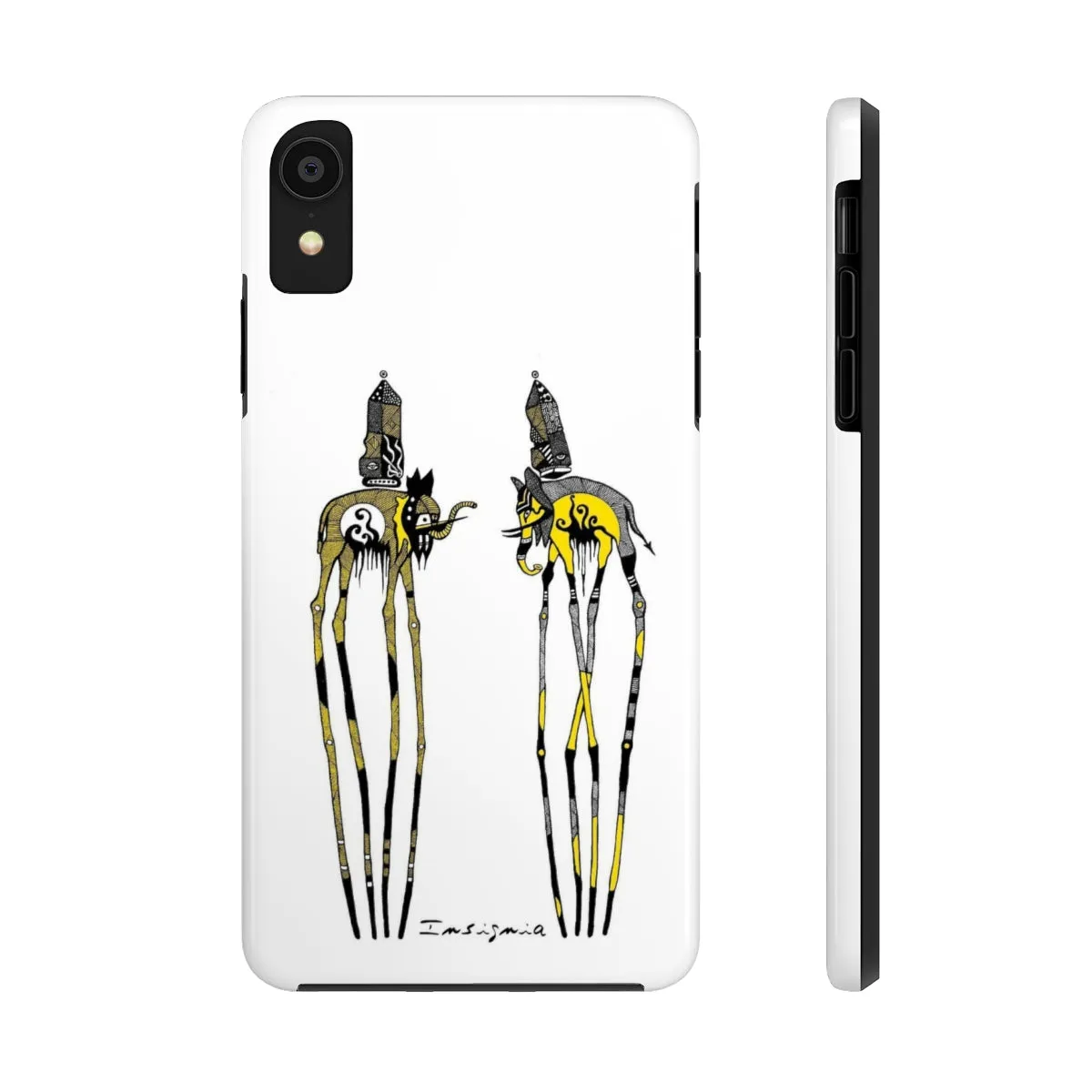 Two Elephants Tough Phone Cases, Case-Mate by Insigniaa