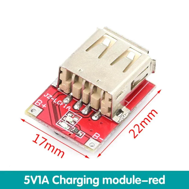 Type-C / Micro USB 5V 1A 2A Boost Converter Step-Up Power Module Mobile Power Bank Accessories With Protection LED Indicator