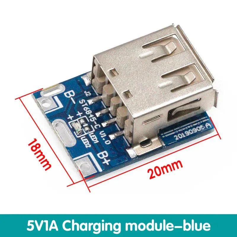 Type-C / Micro USB 5V 1A 2A Boost Converter Step-Up Power Module Mobile Power Bank Accessories With Protection LED Indicator