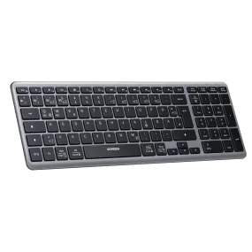 UGREEN Wireless Bluetooth Keyboard (BT5.0 2.4G), Rechargeable Ultra-Slim with Numeric Keypad