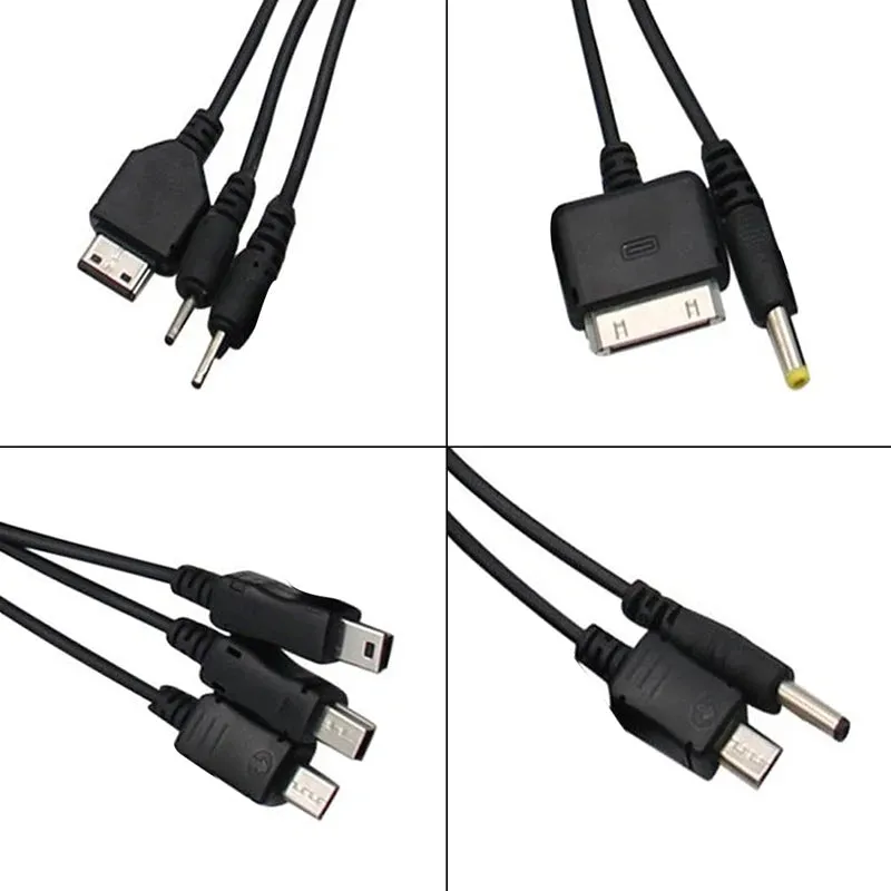 Universal USB To Multi Plug Cell Phone Charger Cable 10 to 1 USB Cable For Samsung Xiaomi Huawei Google OPPO Vivo Charger Cable