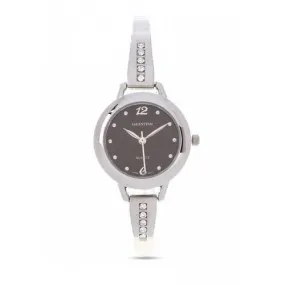 Valentino 20121982-BLACK SILVER FASHION METAL ALLOY STRAP Watch for Women