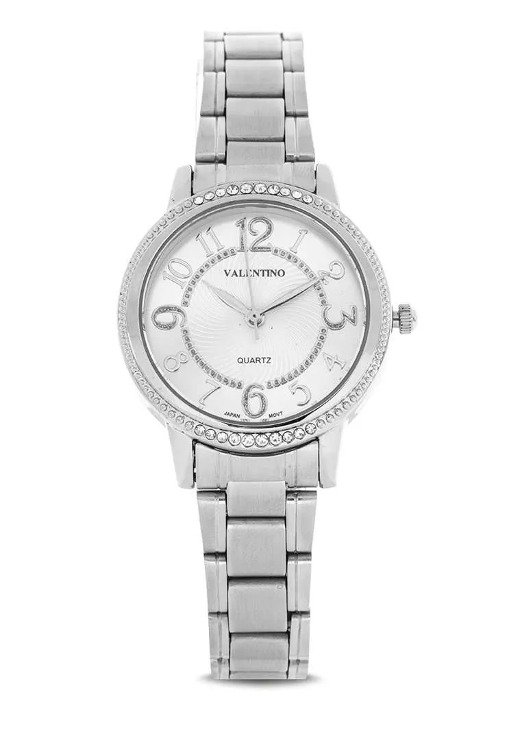 Valentino 20122200-SILVER DIAL Silver Stainless Strap Watch