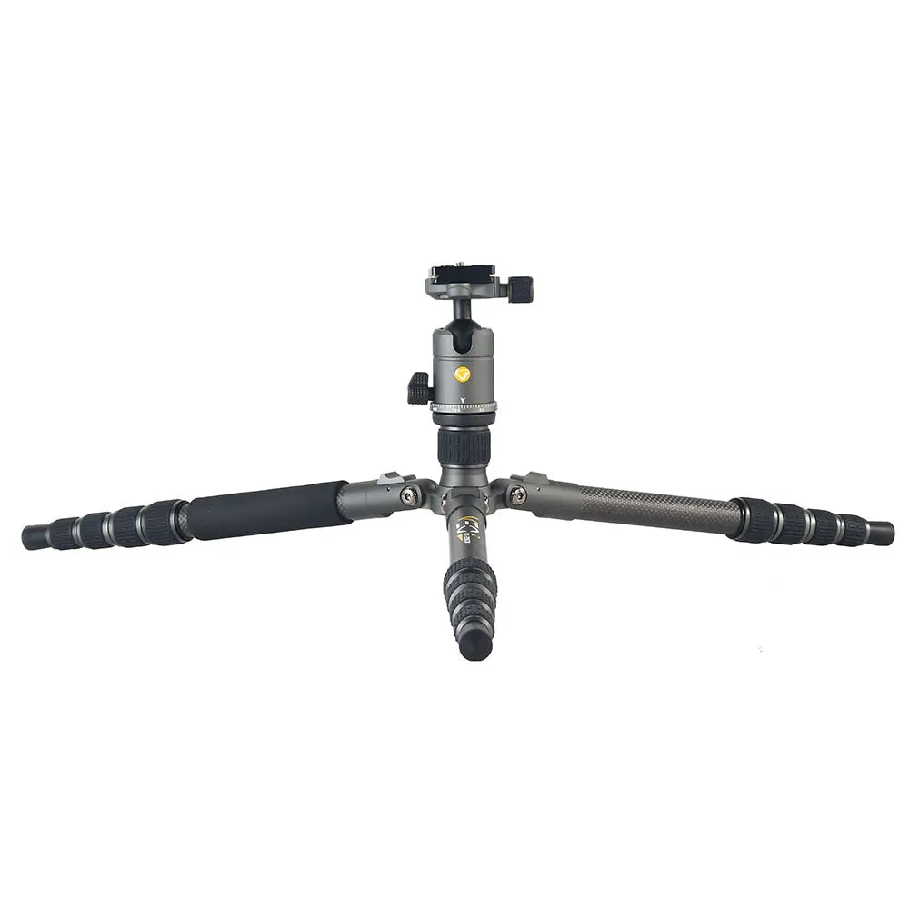 Vanguard - VEO 3 GO 235CB Carbon Fiber Tripod / Monopod with Ball Head, Bluetooth Remote