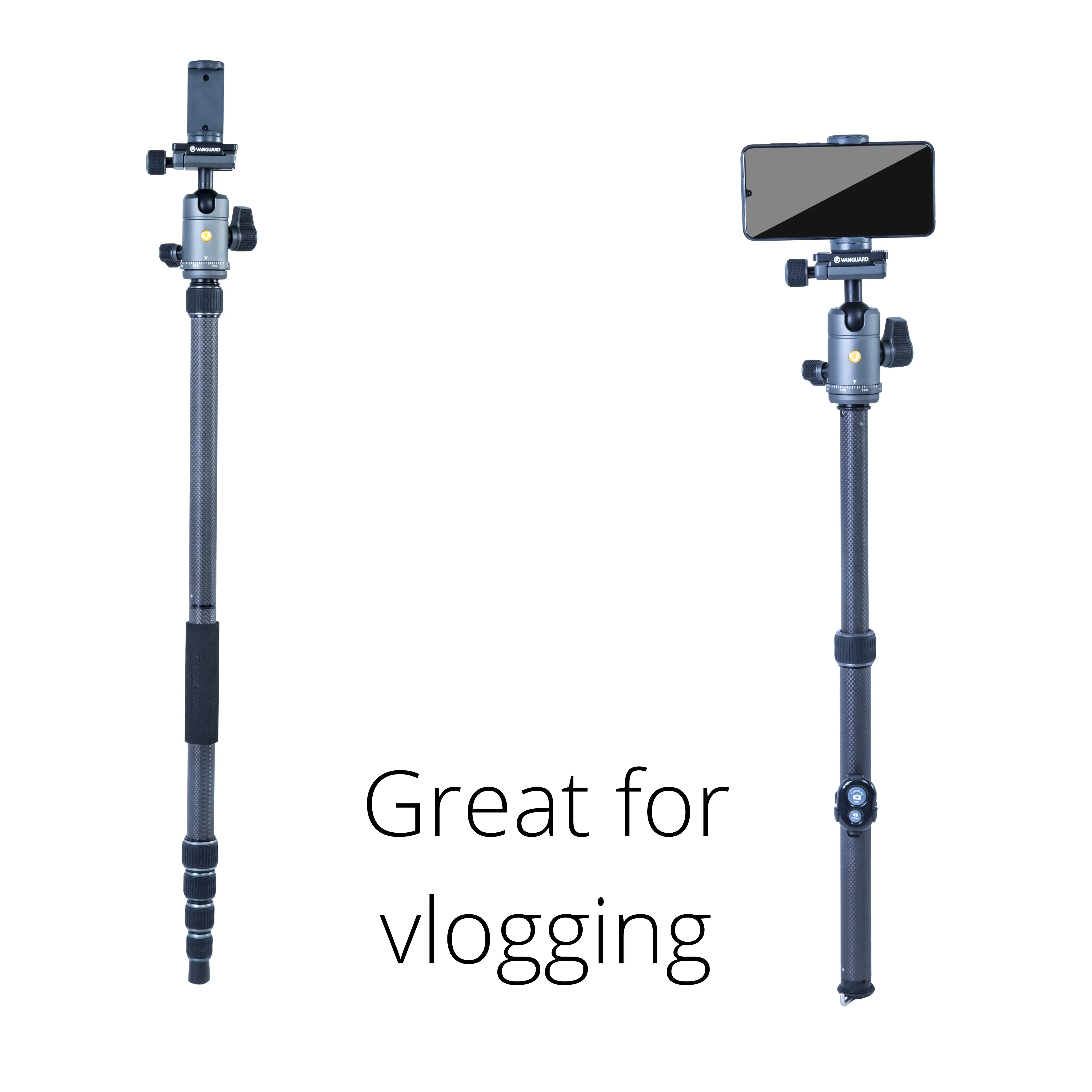 VEO 3GO 204AB Ultra-Light Aluminium Travel Tripod with Monopod Leg