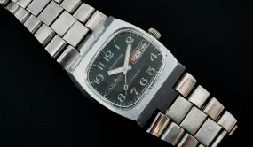 Vintage Slava 2427 stainless steel automatic 27 jewels wristwatch