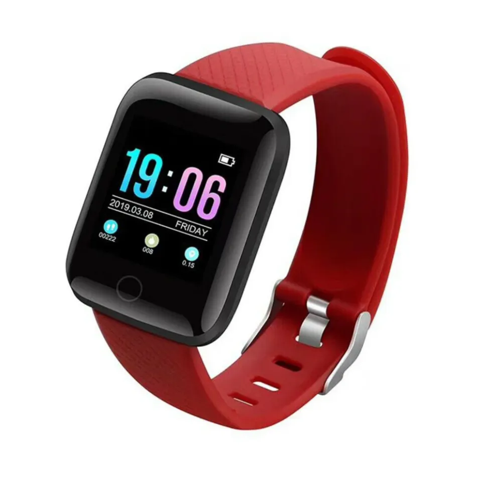 Waterproof Smartwatch 116 Plus Heart Rate Monitor Sports Watch