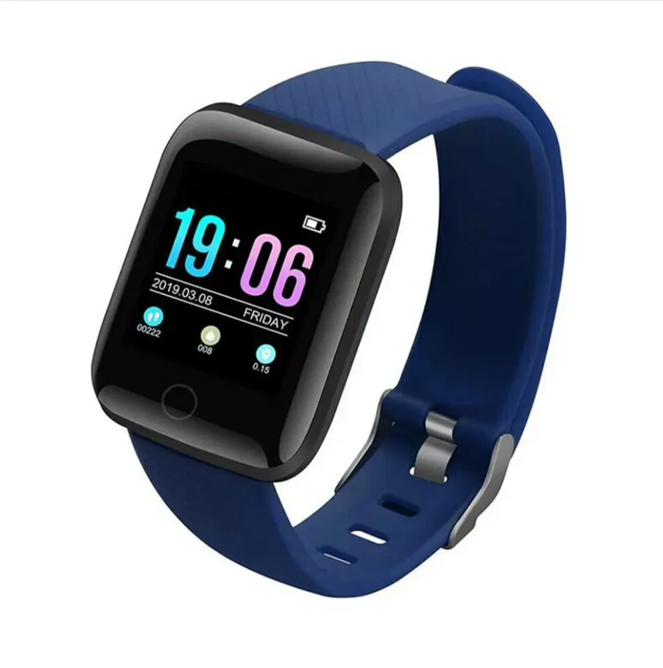 Waterproof Smartwatch 116 Plus Heart Rate Monitor Sports Watch