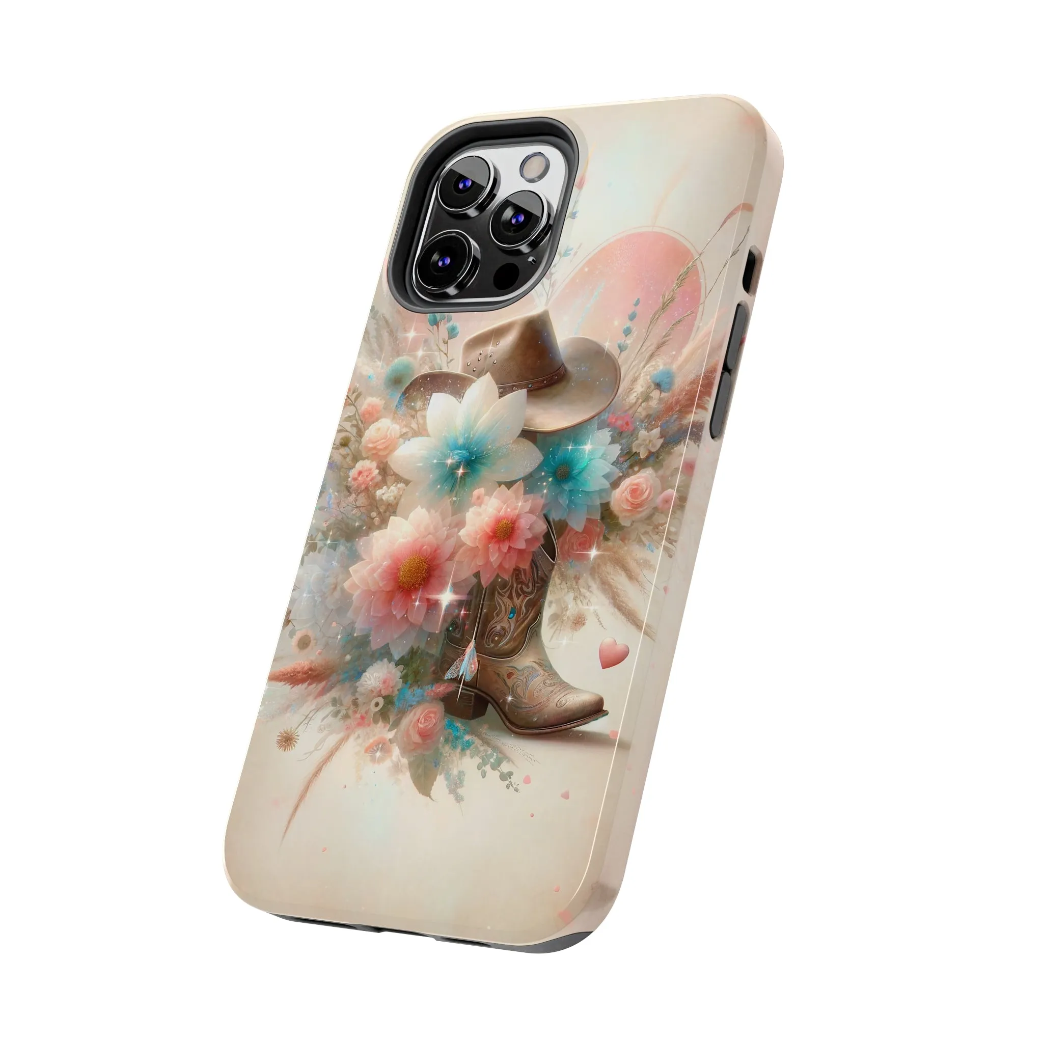 Western Boho Pattern Design Tough Phone Case compatible with a large variety of iPhone models, Gift, Phone Case