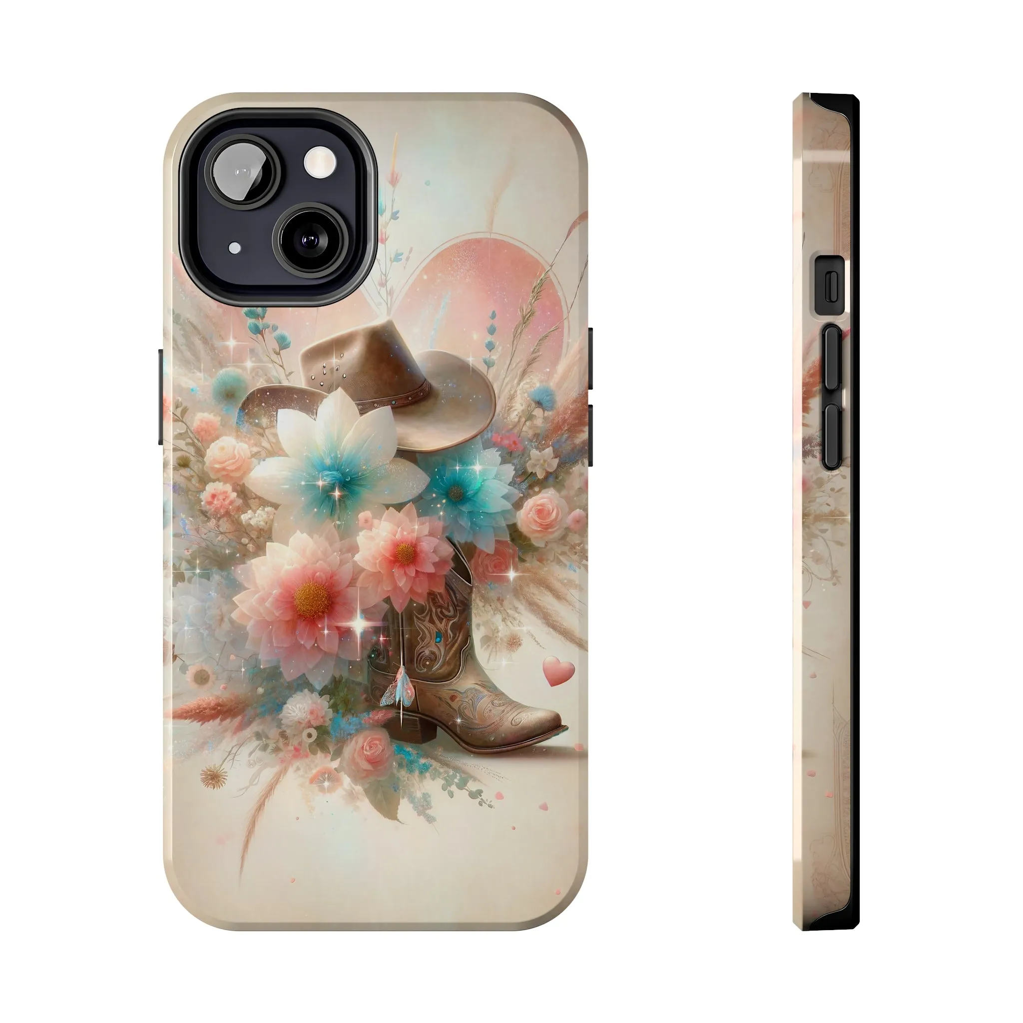 Western Boho Pattern Design Tough Phone Case compatible with a large variety of iPhone models, Gift, Phone Case