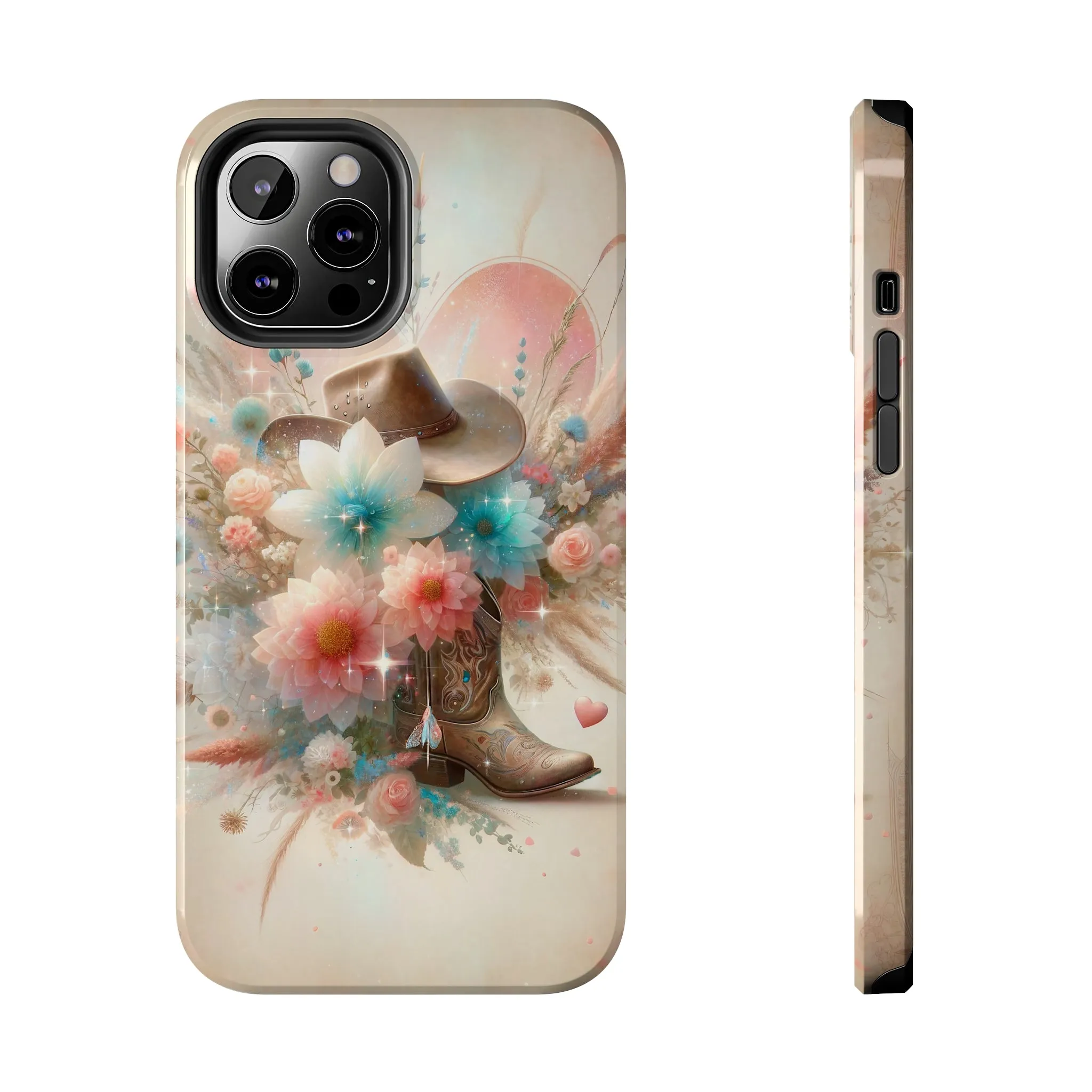 Western Boho Pattern Design Tough Phone Case compatible with a large variety of iPhone models, Gift, Phone Case