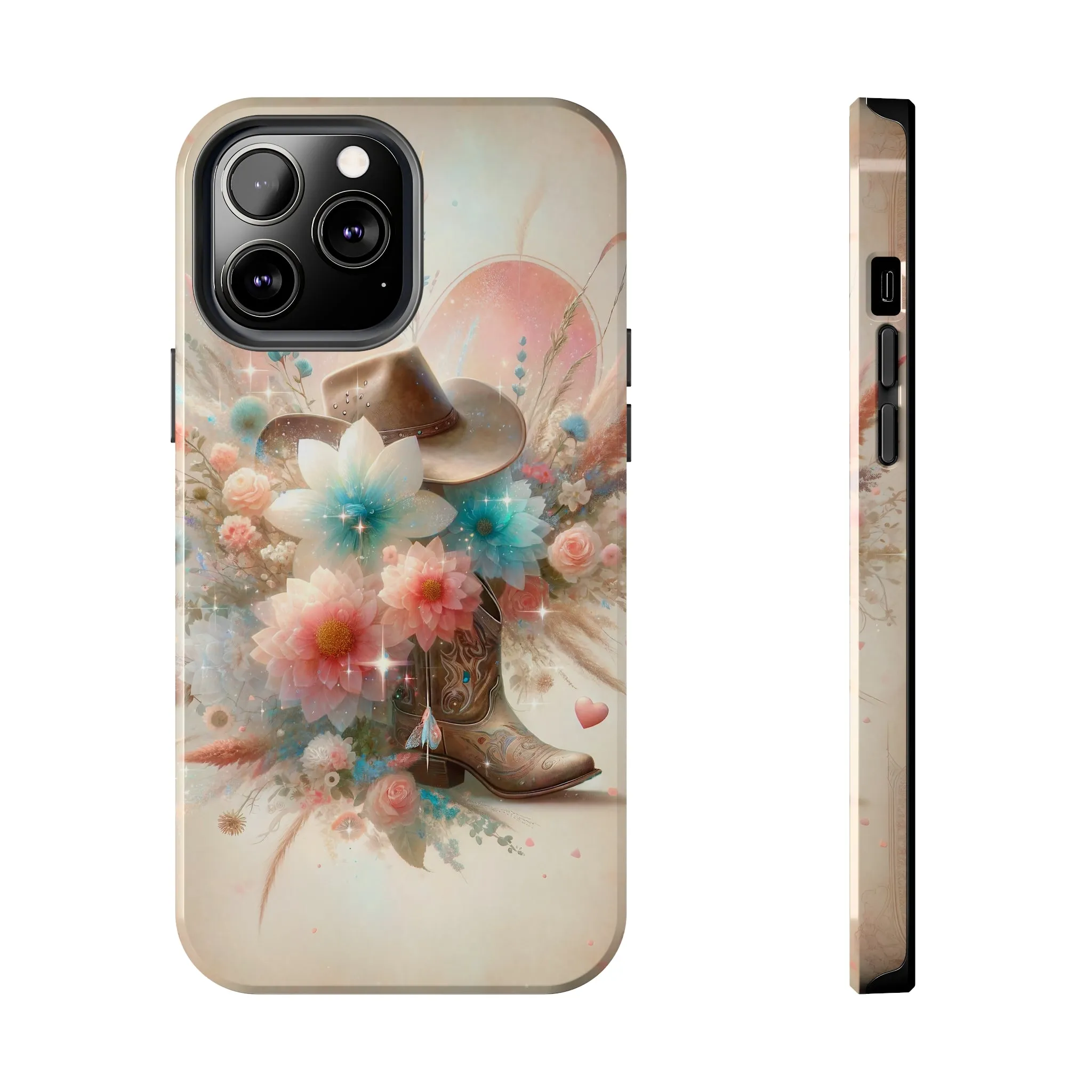 Western Boho Pattern Design Tough Phone Case compatible with a large variety of iPhone models, Gift, Phone Case