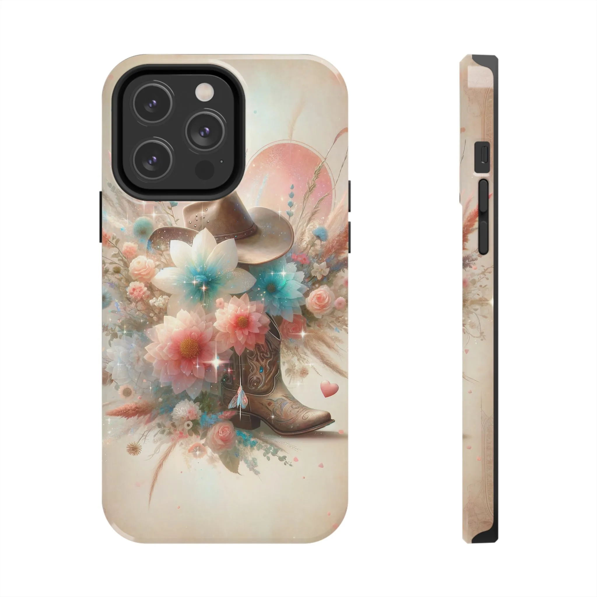 Western Boho Pattern Design Tough Phone Case compatible with a large variety of iPhone models, Gift, Phone Case