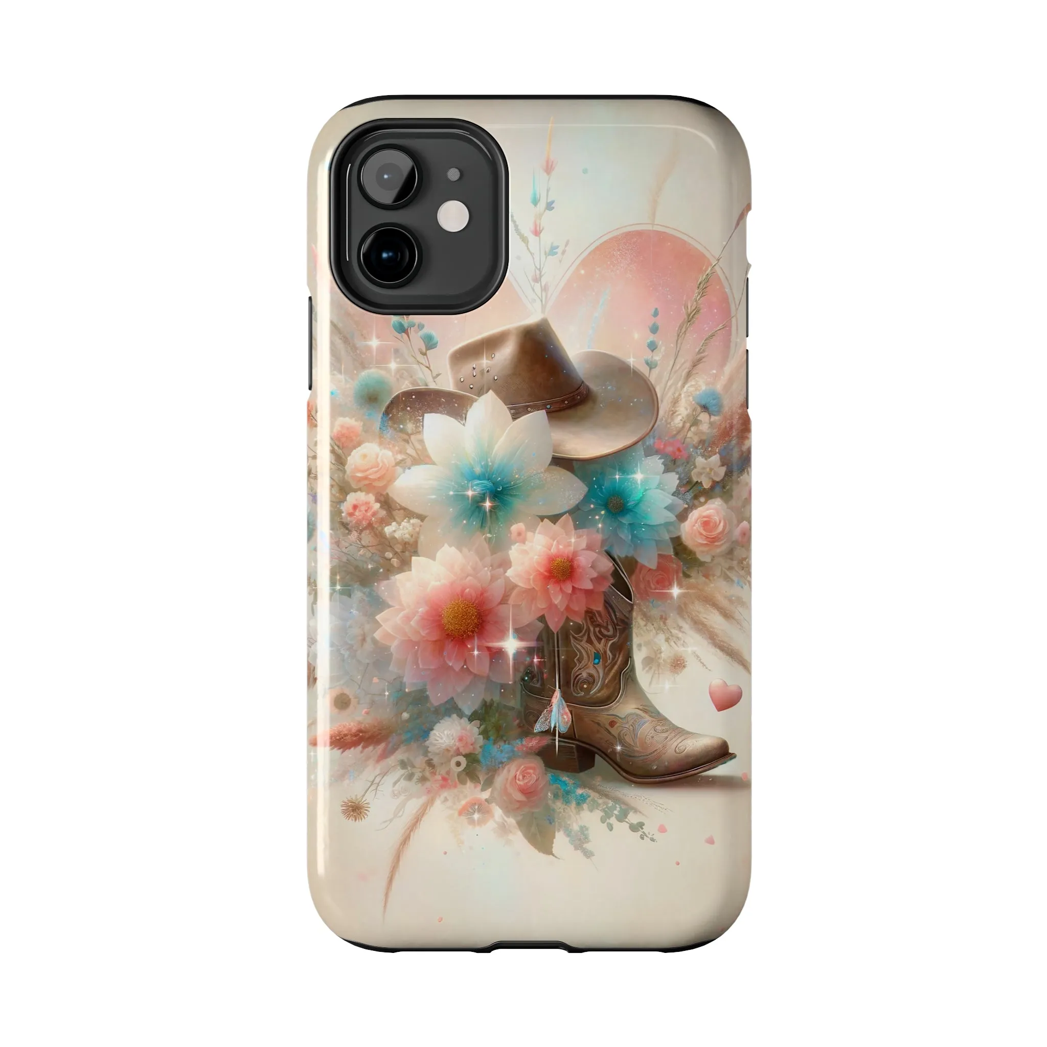 Western Boho Pattern Design Tough Phone Case compatible with a large variety of iPhone models, Gift, Phone Case