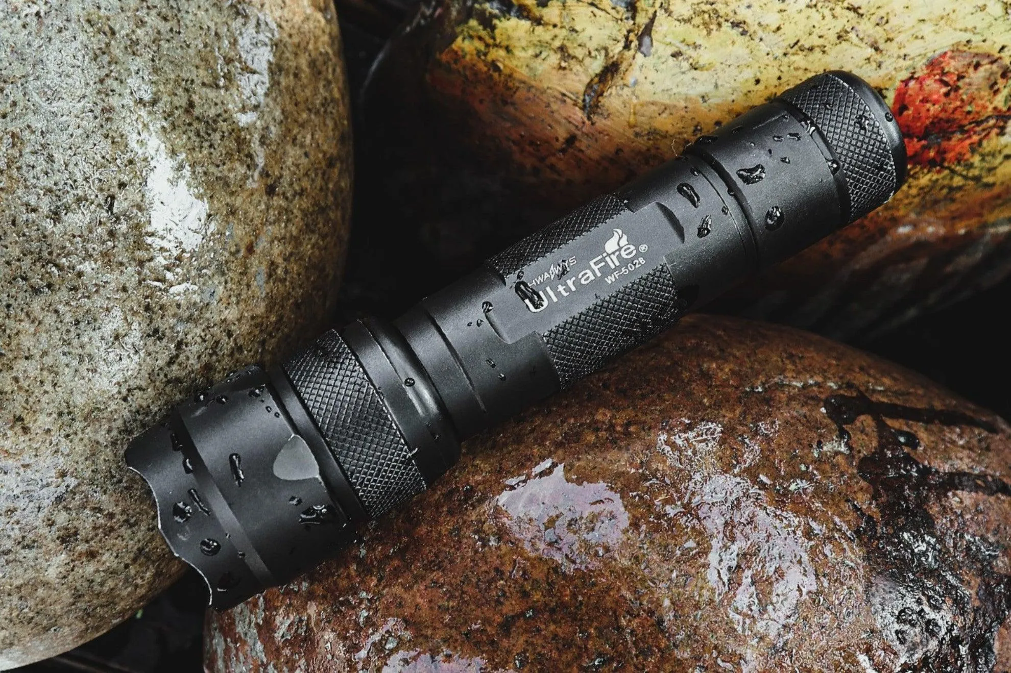 WF-502B Tactical Flashlight With Holster