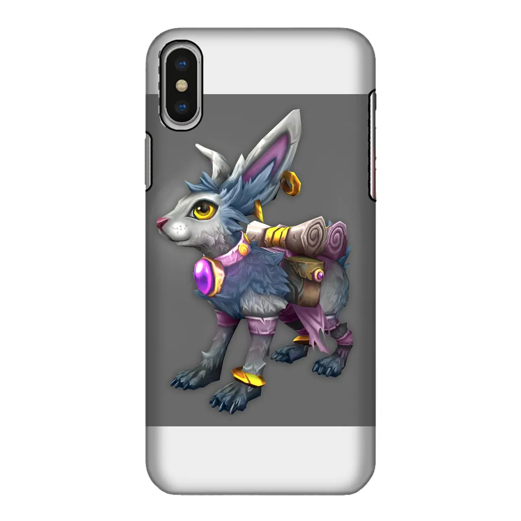 White Amara Fully Printed Tough Phone Case