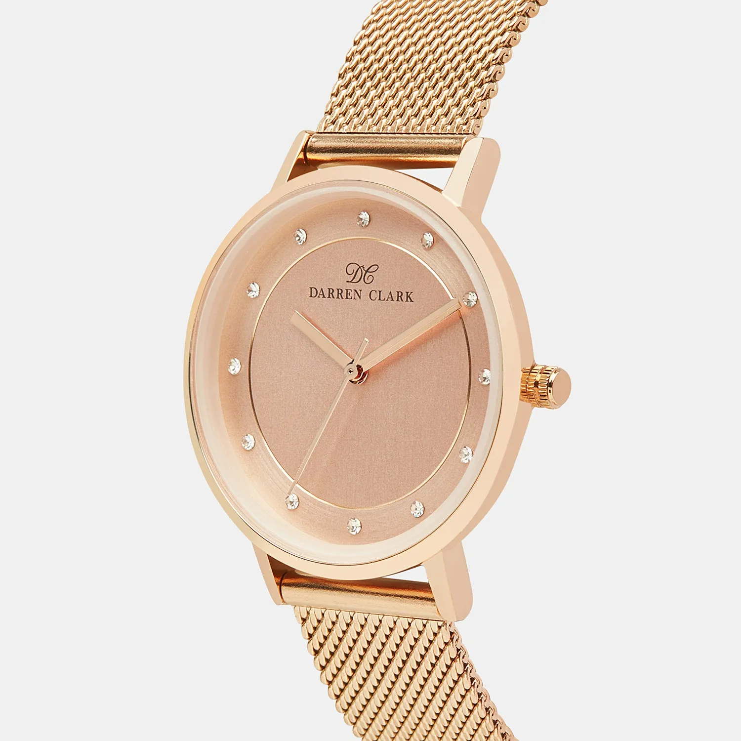 Women's Rose Gold Analog Brass Watch 2005C-E0307