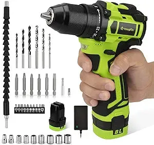 Yougfin 16.8V Cordless Brushless Drill Kit