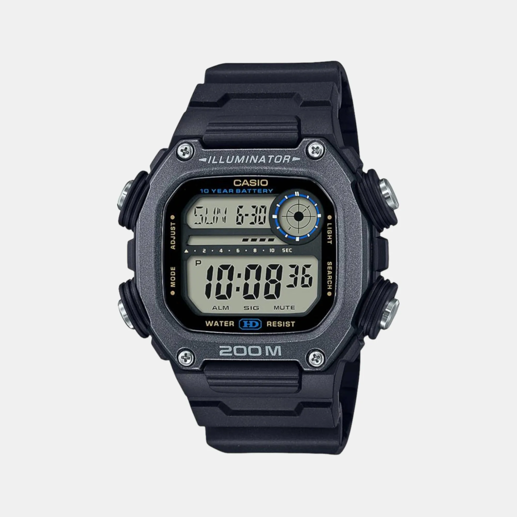 Youth Men's Digital Resin Watch I124 - DW-291HX-1AVDF