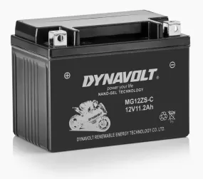 YTZ12S  DYNAVOLT NANO GEL 12V11AH BATTERY