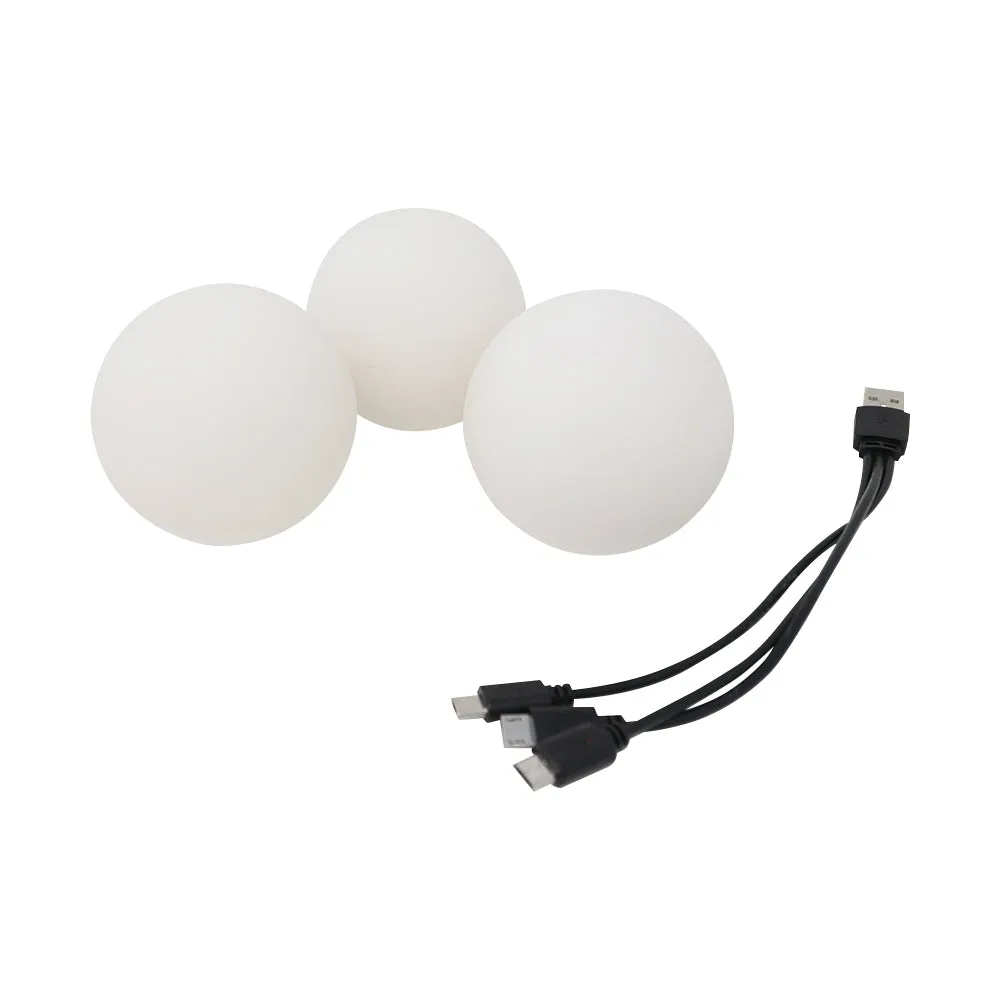 Zeekio LED Light Up Juggling Balls with Charging Cord ( Set of 3)