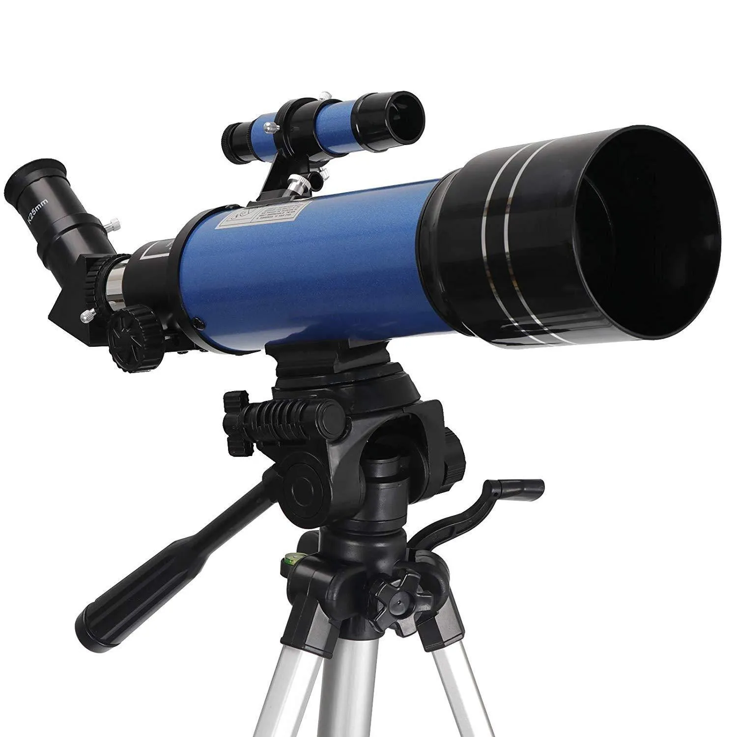 ZENY™ 70mm Aperture Astronomical Refractor Telescope w/ Carry Bag, Smartphone Adapter